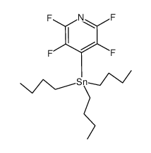 4-(tri-n-butylstannyl)-2,3,5,6-tetrafluoropyridine结构式