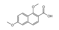 1,6-dimethoxynaphthalene-2-carboxylic acid Structure