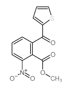 methyl 2-nitro-6-(thiophene-2-carbonyl)benzoate结构式
