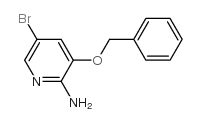 2-Amino-5-bromo-3-benzloxypyridine structure