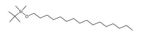 tert-butyl(hexadecyloxy)dimethylsilane Structure