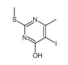5-Iodo-6-Methyl-2-(Methylsulfanyl)Pyrimidin-4-Ol Structure