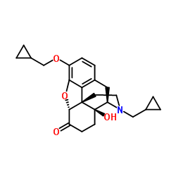 (5α)-3-(Cyclopropylmethoxy)-17-(cyclopropylmethyl)-14-hydroxy-4,5-epoxymorphinan-6-one structure