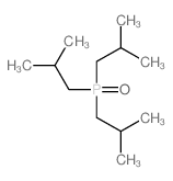 Phosphine oxide,tris(2-methylpropyl)-结构式