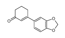 5-(2-Cyclohexen-1-on-3-yl)-benzo[1,2-d][1,3]dioxol结构式