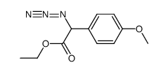 ethyl 2-azido-2-(4-methoxyphenyl) acetate Structure