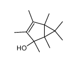 1,2,3,4,5,6,6-heptamethylbicyclo[3.1.0]hex-3-en-2-ol结构式