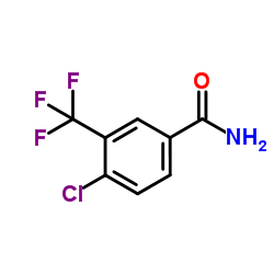 3-硝基-4-(三氟甲氧基)苯甲酸结构式
