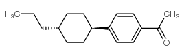 Ethanone,1-[4-(trans-4-propylcyclohexyl)phenyl]- Structure