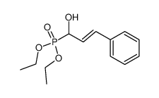 (1-hydroxy-3-phenyl-allyl)-phosphonic acid diethyl ester结构式