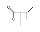 4,6-Dimethyl-bicyclo[2.2.0]pyran-2-on Structure