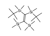 1,1-bis(tert-butyldimethylsilyl)-2,2-bis(trimethylsilyl)ethylene Structure