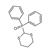 2-diphenylphosphinoyl-1,3-dithiane结构式