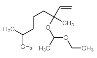 3-(1-乙氧基乙氧基)-3,7-二甲基-1-辛烯结构式