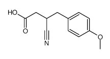 3-cyano-4-(4-methoxy-phenyl)-butyric acid Structure