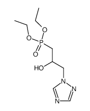 diethyl 2-hydroxy-3-(1,2,4-triazol-1-yl)propylphosphonate Structure