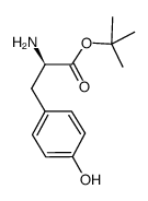 D-酪氨酸叔丁酯结构式