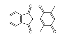 2-(3,6-dimethyl-2,5-dioxophenyl)indan-1,3-dione Structure