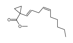 ((1Z,4Z)-1-Deca-1,4-dienyl)-cyclopropanecarboxylic acid methyl ester Structure
