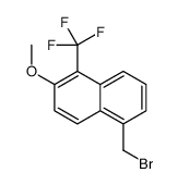 5-(bromomethyl)-2-methoxy-1-(trifluoromethyl)naphthalene结构式