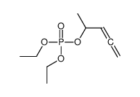 diethyl penta-3,4-dien-2-yl phosphate结构式