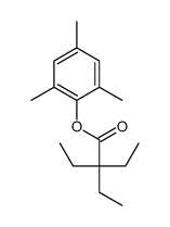 (2,4,6-trimethylphenyl) 2,2-diethylbutanoate结构式
