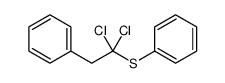 (1,1-dichloro-2-phenylethyl)sulfanylbenzene结构式
