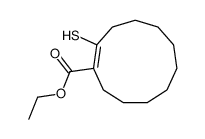 ethyl 2-sulfanylcycloundecene-1-carboxylate Structure