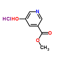 5-羟基烟酸甲酯盐酸盐结构式
