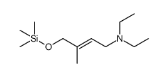 2-Buten-1-amine, N,N-diethyl-3-methyl-4-[(trimethylsilyl)oxy]-, (E) Structure