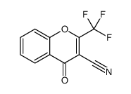 4H-1-Benzopyran-3-carbonitrile, 4-oxo-2-(trifluoromethyl) Structure