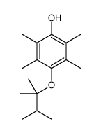 4-(2,3-dimethylbutan-2-yloxy)-2,3,5,6-tetramethylphenol结构式