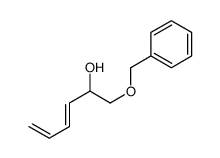 1-phenylmethoxyhexa-3,5-dien-2-ol Structure