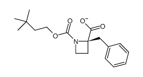 (2S)-2-benzyl-1-(3,3-dimethylbutoxycarbonyl)azetidine-2-carboxylate Structure