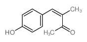 (Z)-4-(4-hydroxyphenyl)-3-methyl-but-3-en-2-one Structure