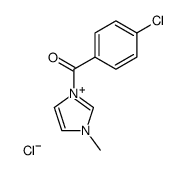 1-(p-chlorobenzoyl)-3-methylimidazolium chloride Structure