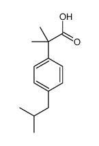 Benzeneacetic acid,-alpha-,-alpha--dimethyl-4-(2-methylpropyl)- (9CI) Structure