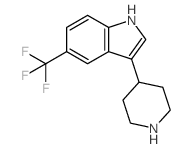 3-(哌啶-4-基)-5-(三氟甲基)-1H-吲哚结构式