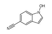 1H-Indole-5-carbonitrile,1-hydroxy-结构式