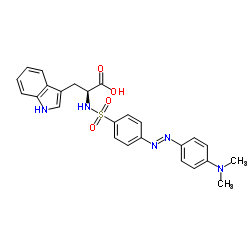 dabsyl-l-tryptophan Structure