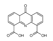 9-oxo-8aH-acridine-4,5-dicarboxylic acid结构式