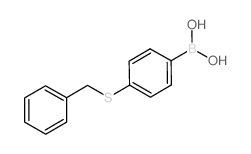 4-苄基硫代苯硼酸结构式