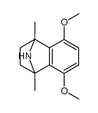 1,4-dimethyl-2,3-dihydro-5,8-dimethoxy-1,4-iminonaphthalene结构式