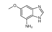 Benzimidazole, 4-amino-6-methoxy- (6CI) Structure