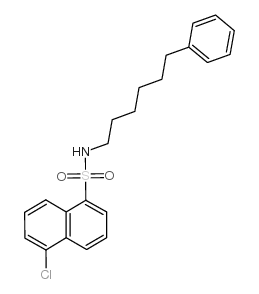 5-氯-N-(6-苯基己基)-1-萘磺酰胺图片