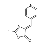 (4Z)-2-methyl-4((pyridin-4-yl)methylene)oxazol-5(4H)-one结构式