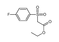 2-[(4-氟苯基)磺酰基]乙酸乙酯结构式