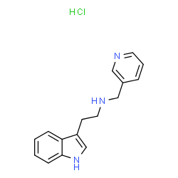 2-(1H-INDOL-3-YL)-ETHYL]-PYRIDIN-3-YLMETHYL-AMINE HYDROCHLORIDE structure