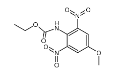 (4-methoxy-2,6-dinitro-phenyl)-carbamic acid ethyl ester Structure