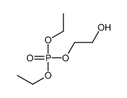 diethyl 2-hydroxyethyl phosphate Structure